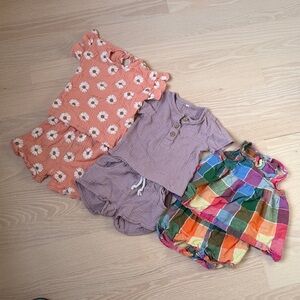 Three 2-piece girls sets cutest!